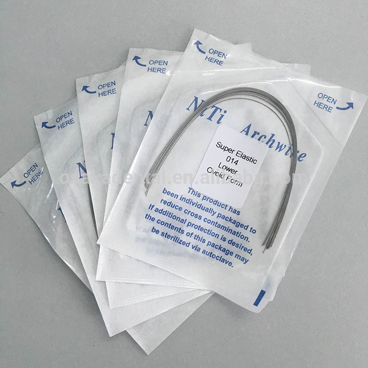 Super Elastic Niti Archwire Round And Rectangle Orthodontic Wire Oka